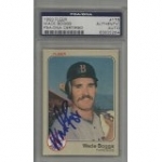 Wade Boggs RC Autographed Card (Boston Red Sox)